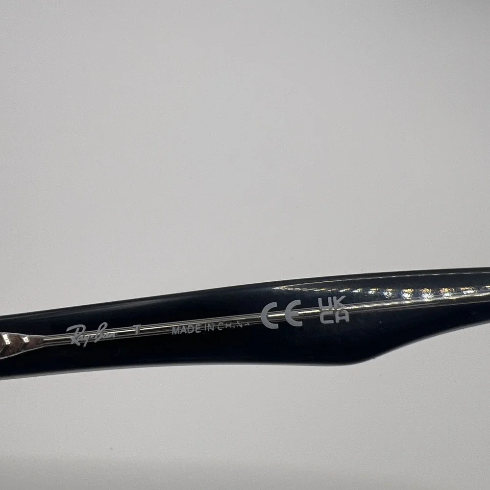 Ray Ban Kids RB1531 3529 48-16-130 Black Clear Flex Hinge Eyeglasses Frames Only